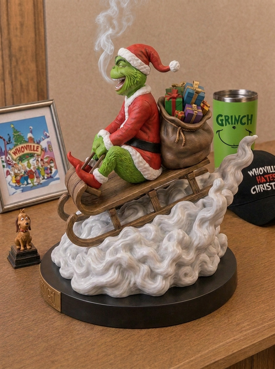 (PRE-ORDERS) GRUMP MIST™ GRINCH SLEIGH HUMIDIFER